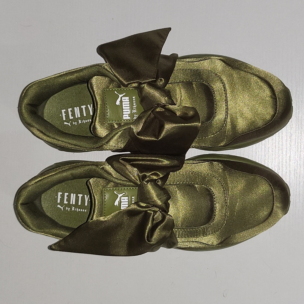 Green Puma Sneakers